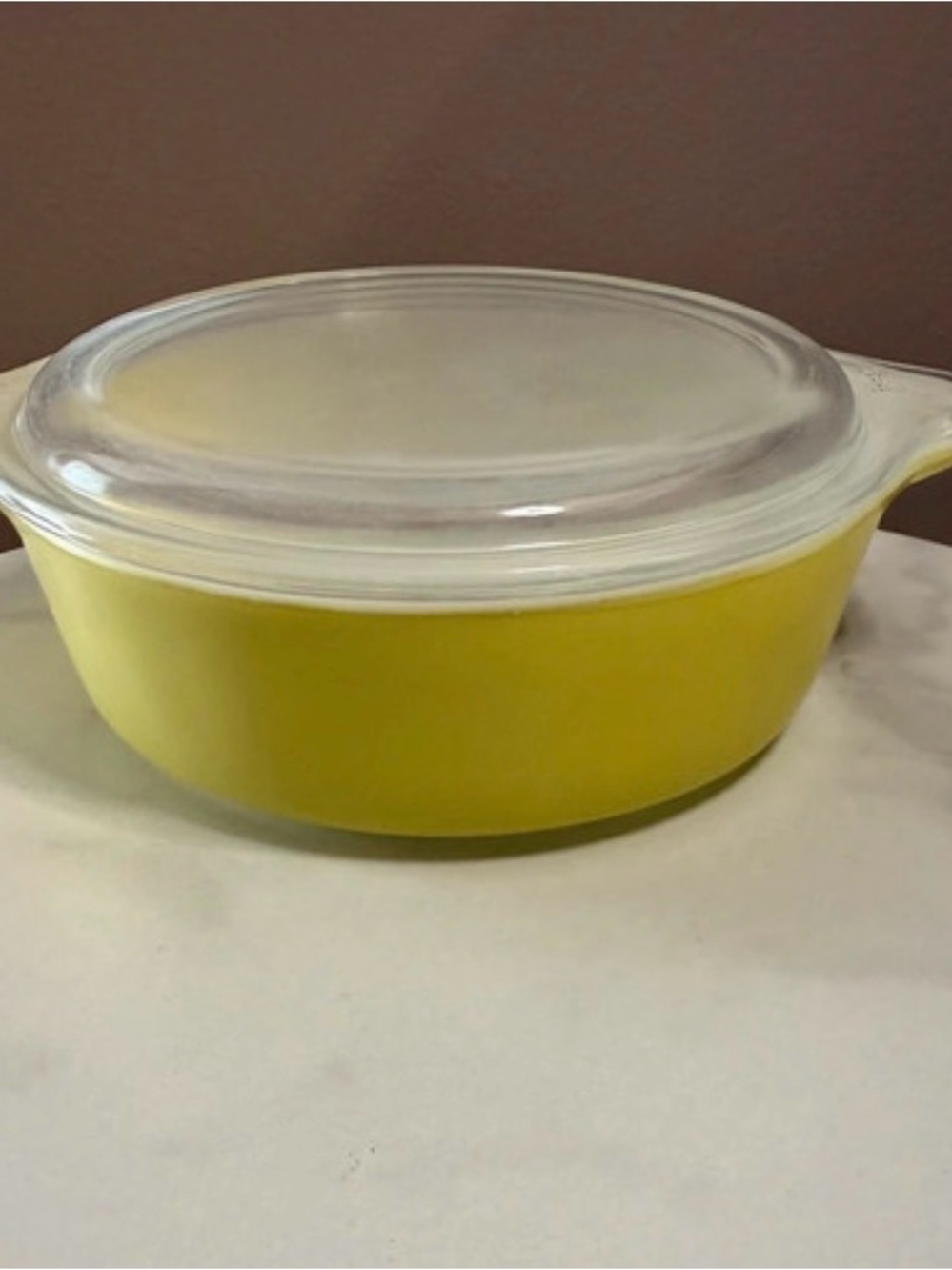 Pyrex Verde Glass Round Casserole with Clear Lid 471